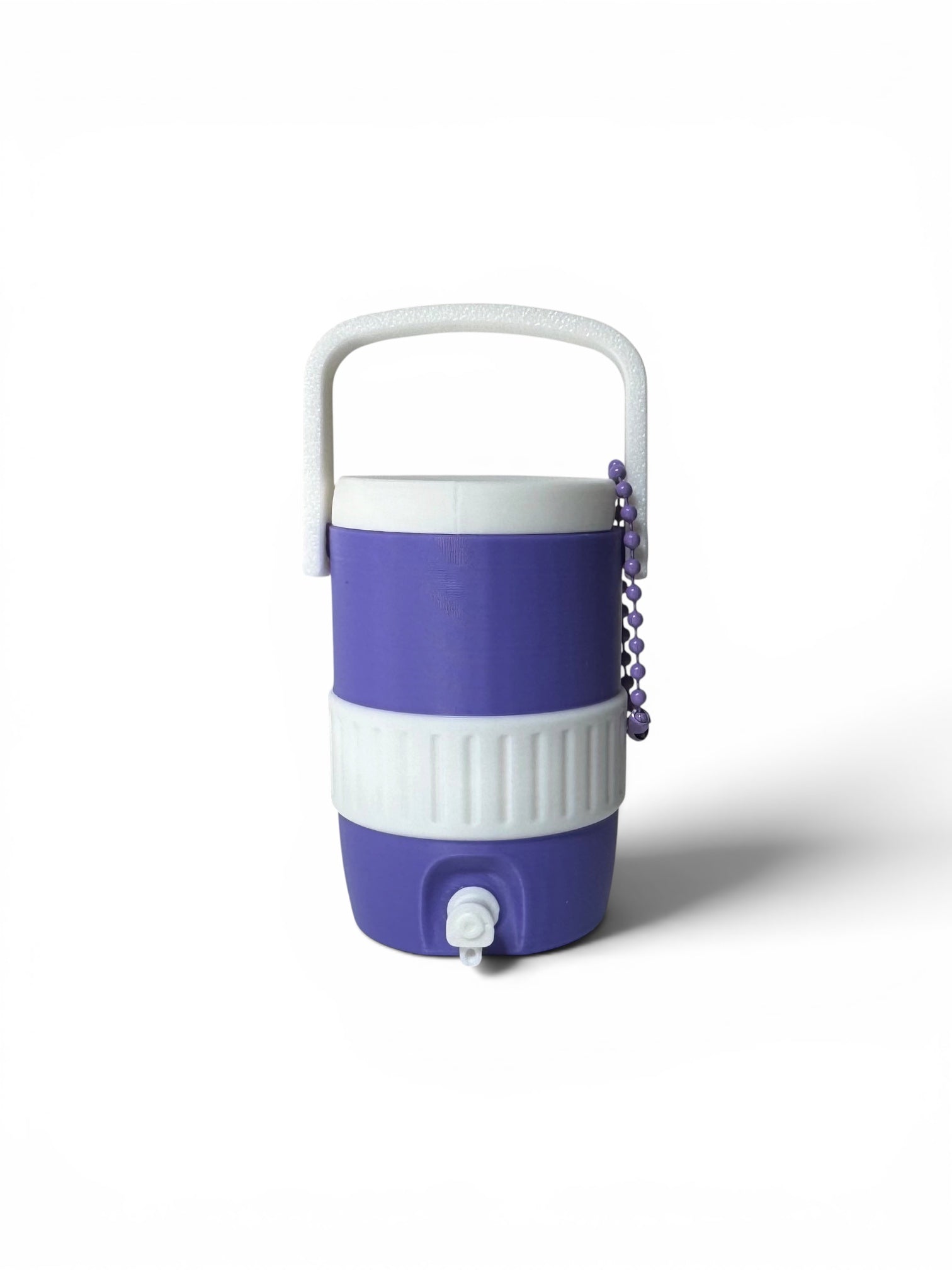 3D Printed Mini Cooler/Thermos Charm - Purple