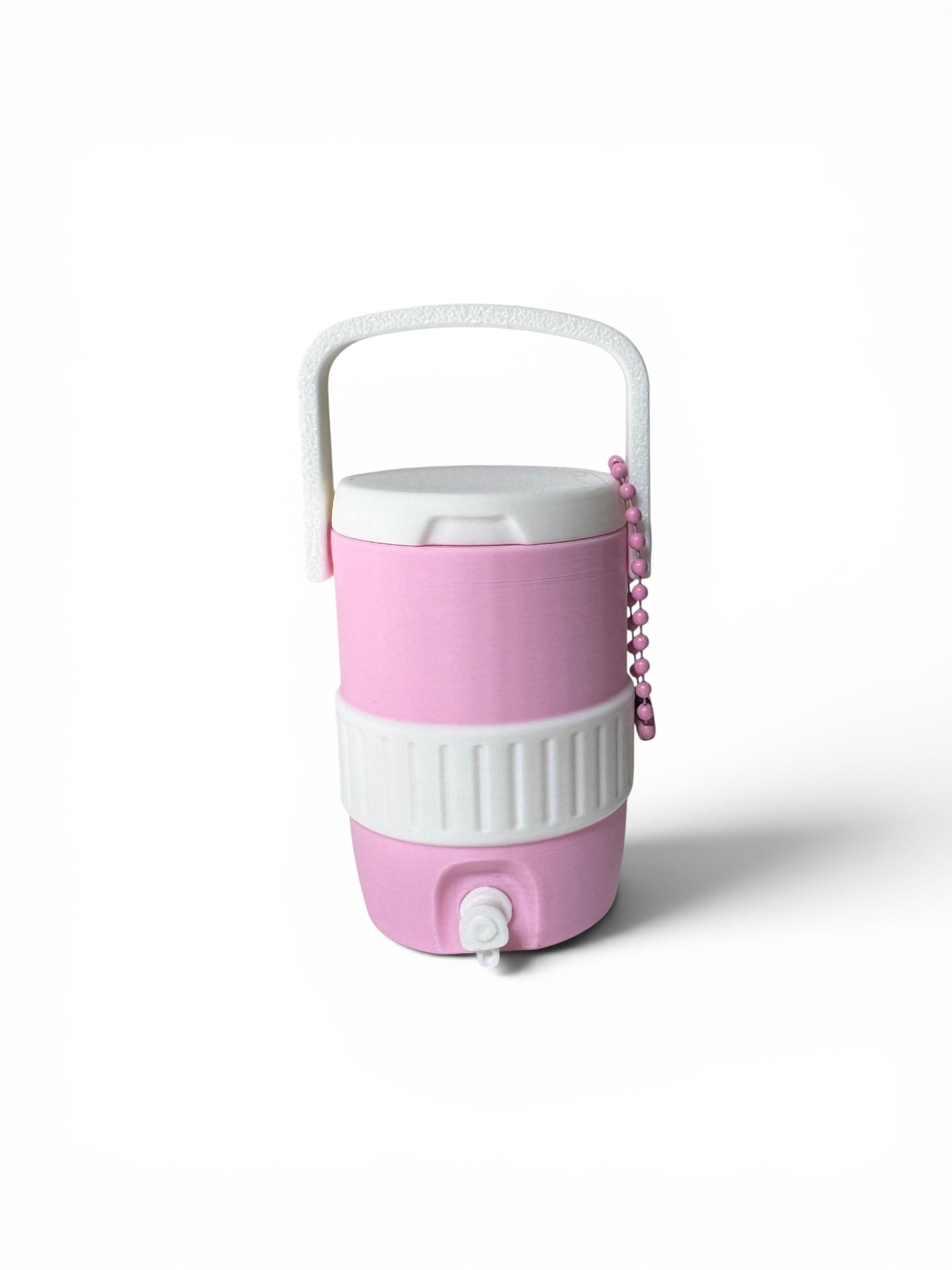 3D Printed Mini Cooler/Thermos Charm - Pink